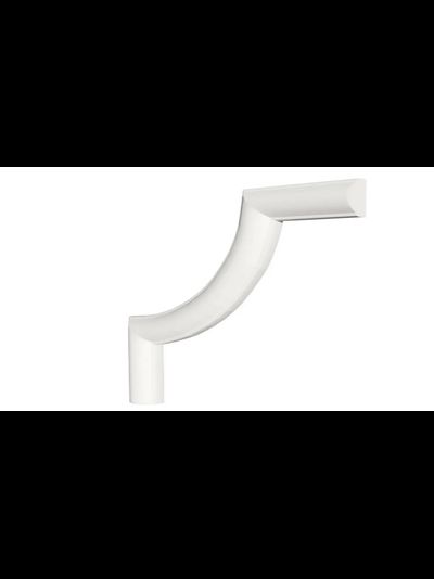 Угловой элемент DECOR-DIZAYN C1-130A к молдингу 130A, из дюрополимера, под покраску, 4шт