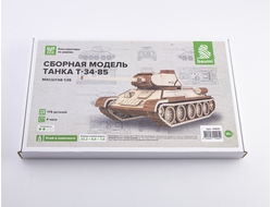 Деревянная модель: (Baumi 11405) Танк Т-34-85