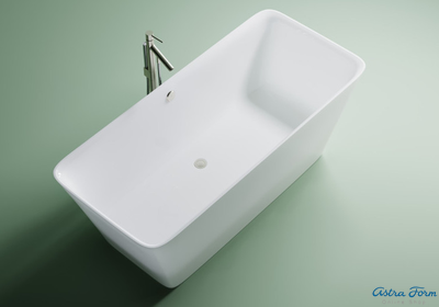 Astra-Form ванна Орион Solid Surface 170/75 см белая матовая