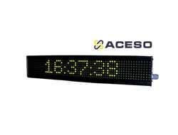 Бегущая строка улица/помещение  1970 х 210 х 90 мм, зеленая (свечение также может быть желтое, белое, синее) с WiFi