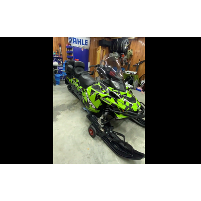 Наклейки на снегоход BRP Lynx Skandic Army Yeti expedition commander 2012 2020 №2287