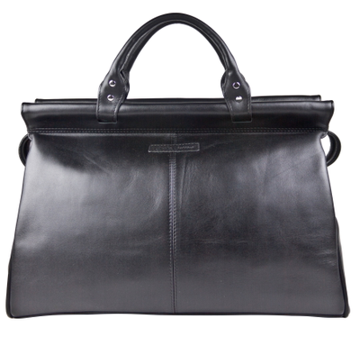 Кожаный саквояж Veano Premium black (арт. 4004-61)