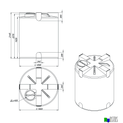 Емкость Экопром RT 5000 л