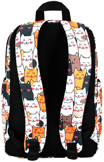 Школьный рюкзак Optimum City 2 RL, котики