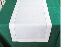 Льняная скатерть-дорожка (наперон) на стол "Робиния" 45*200 см