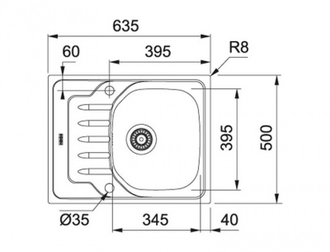 Мойка Franke Onda OLL 611-63