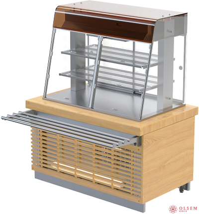 Витрина холодильная ATESY Регата ХВ-1200-1370-02