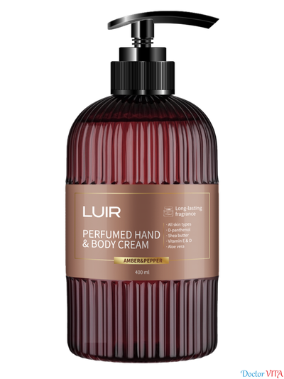 Luir Парфюмированный крем для рук и тела Amber&amp;Pepper, 0,40 л