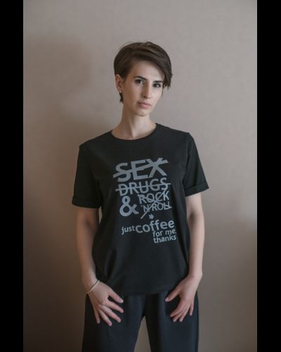 Футболка женская SDR (черный)