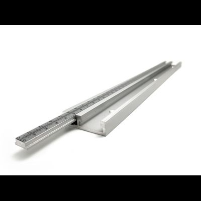T-TRACK  с двумя пазами 19.3 мм + линейка (подвижная в пазу) 80 см.
