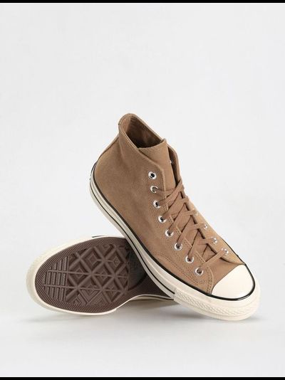 Кеды Converse Chuck Taylor 70 замшевые бежевые высокие