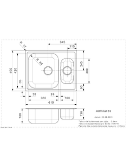 Мойка Reginox Admiral L 60 OKG lux