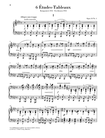 Рахманинов. Этюды-картины для фортепиано