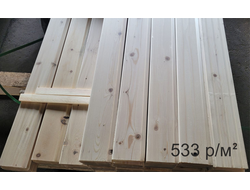 Вагонка цельная /ель / сорт 4, 14х90х4000 мм