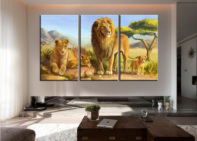 Модульная картина "Наш защитник"