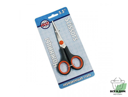 Ножницы универсальные AST 5,5" (14см) ручка пластик, арт.SC-24, BL