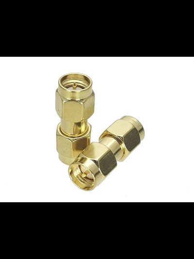 Переходник, SMA штекер RF - SMA штекер RF (аналог HOYUTEC HYR-1111 (GSA-1111), Переходник, SMA штекер - SMA штекер (SMA-7816))