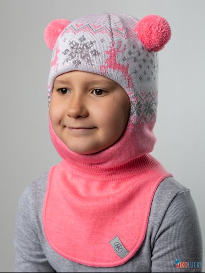 Шапка-шлем "Сказка" 22101-01, цвет розовый р. 48-50