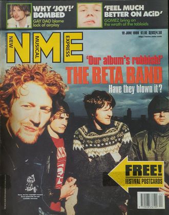 NME Magazine 19 June 1999 The Beta Band, Gomez Cover, Иностранные музыкальные журналы, Intpressshop