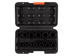 Набор торцевых головок для поврежденных гаек и болтов, 1/4"-3/4", кейс, 14 предметов AFFIX AF10930014C