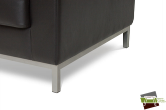 Bent2-2 БЕНТЛИ Диван 2-х местный чёрный