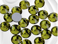 Стразы термоклеевые, цвет оливковый, размер SS16 (3,8 - 4,0 мм), 1440 шт