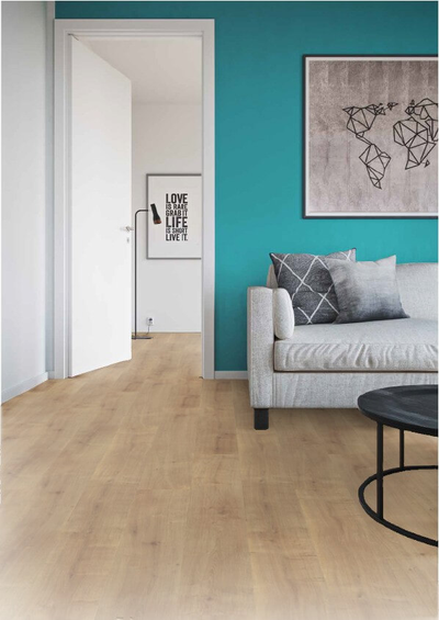 Ламинат Wineo Дуб Солнечный LA145N в интерьере