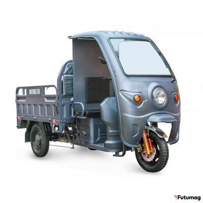 Грузовой электротрицикл Rutrike Глобус 1500 60V1000W серый