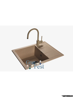 Керамическая мойка для кухни Granfest Гранфест Quadro GF-Q650L