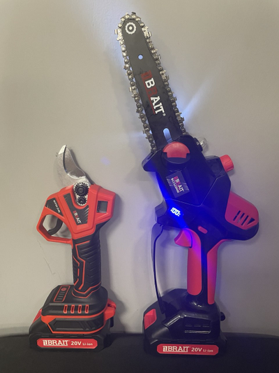 Набор садовый Brait: пила цепная аккумуляторная и секатор аккумуляторный BCCS20NM-2/BCP30-2VB