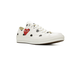 Женские белые Кеды Converse Comme des Garçons белые низкие в горошек 157249c