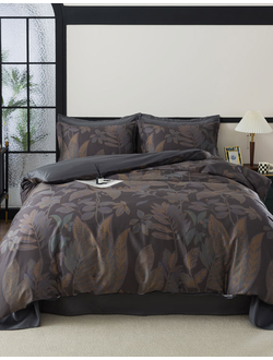 Постельное белье мако-сатин полутороспальное 150x200x1 180x230x1 50x70x2 TIS04-903