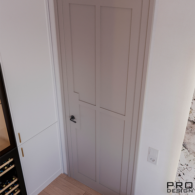 Межкомнатная дверь Eternity Classic Элеганс, высота 2400 мм, ширина 600-800 мм, каркас 58 мм, внутреннего открывания