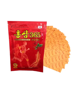 Обезболивающий пластырь с красным женьшенем для суставов  64*130 мм Korean Red Ginseng 365 , 20 шт