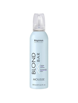 KAPOUS BLOND BAR Оттеночный мусс фиолетовый Toning violet mousse