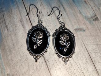 Серьги Роза