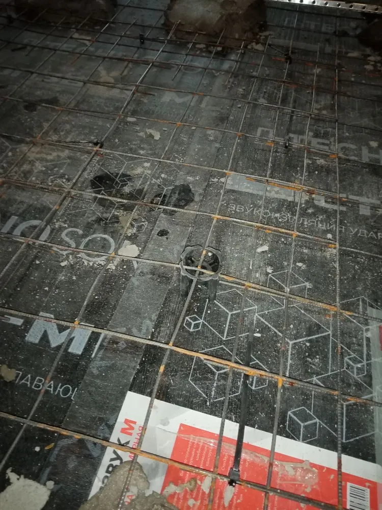 Подготовка пола под заливку: укладка армирующего слоя