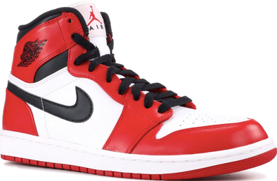 Nike Air Jordan Retro 1 High (красные с белым)