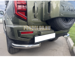 Защита заднего бампера угловая Папа Тюнинг d76 для TANK 400 2023-