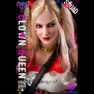 Харли Квинн (делюкс версия) - Коллекционная ФИГУРКА 1/6 Clown Queen deluxe edition (WS010-B) - War Story