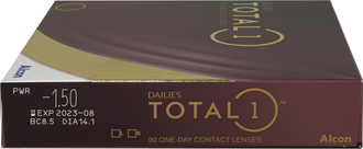 DAILIES TOTAL 1 (90 ЛИНЗ)