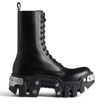 Balenciaga Bulldozer Lace Up Matte Black