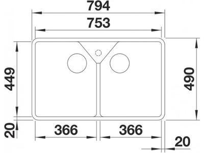 Мойка Blanco Villae Farmhouse Double