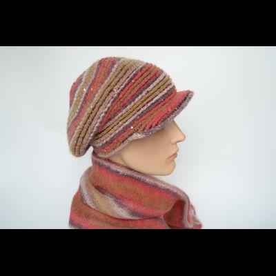 Разноцветная бордовая кепка Vizio Италия 8013 W