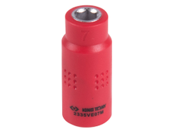 Головка торцевая диэлектрическая шестигранная 1/4", 7 мм KING TONY 2335VE07M