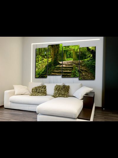 Модульная картина "Сказочное место"