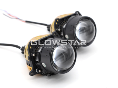 Билед модули Aozoom A15 2.5 дюйма, 2 чипа, 5500K, 12V, 58W/65W, крепление 3R и съемное гаечное (комплект, 2шт)