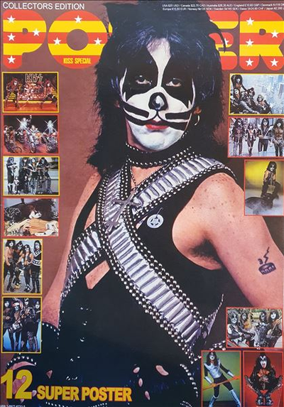 Kiss Poster Collectors Edition Kiss, Ace Frehley, Paul Stanley, Peter Criss, Gene Simmons, Intpress