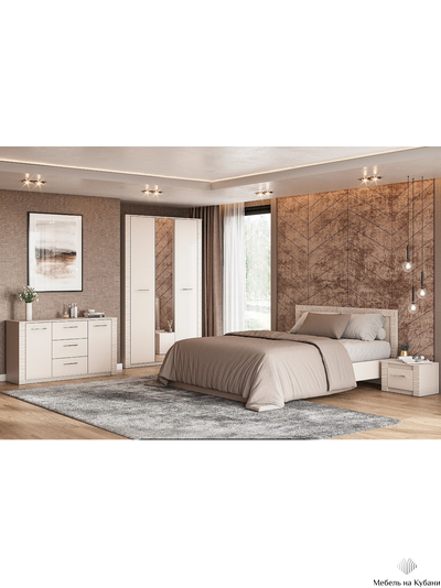 Калипсо комплект мебели для спальни Меланж
