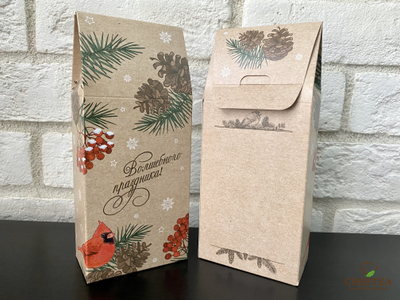 Коробочка крафт-домик "Волшебного праздника"